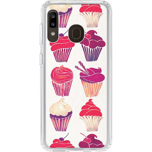 Cat Coq Cupcakes Galaxy A20 Clear Case